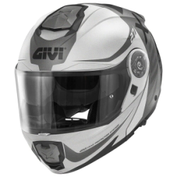 Casco Givi Rebatible X27 Negro/Titanio/Plata