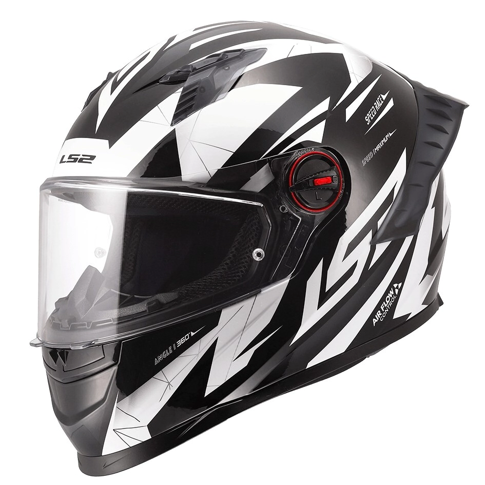 CASCO INTEGRAL FF816 COSMOS DRAZE WH/BK TALLE L -LS2-