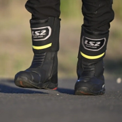 Botas LS2 Goby Hombre Negro/Amarillo fl�or