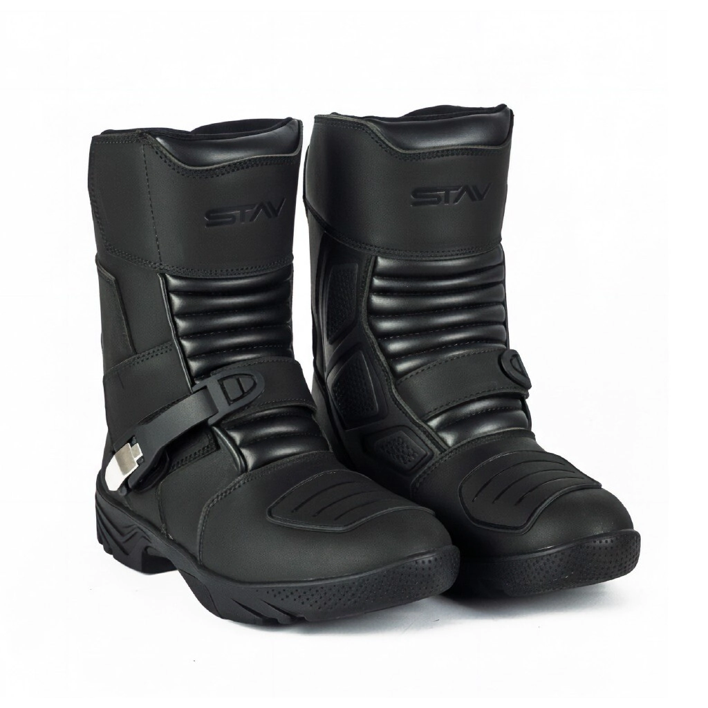 BOTAS CUERO CA�A MEDIA NOMAD NEGRO TALLE 45 -STAV-