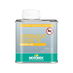 LIQUIDO HIDRAULICO 250ML  SOLO PARA BOBAS MAGURA MOTO BICI FLUID 75 -MOTOREX-