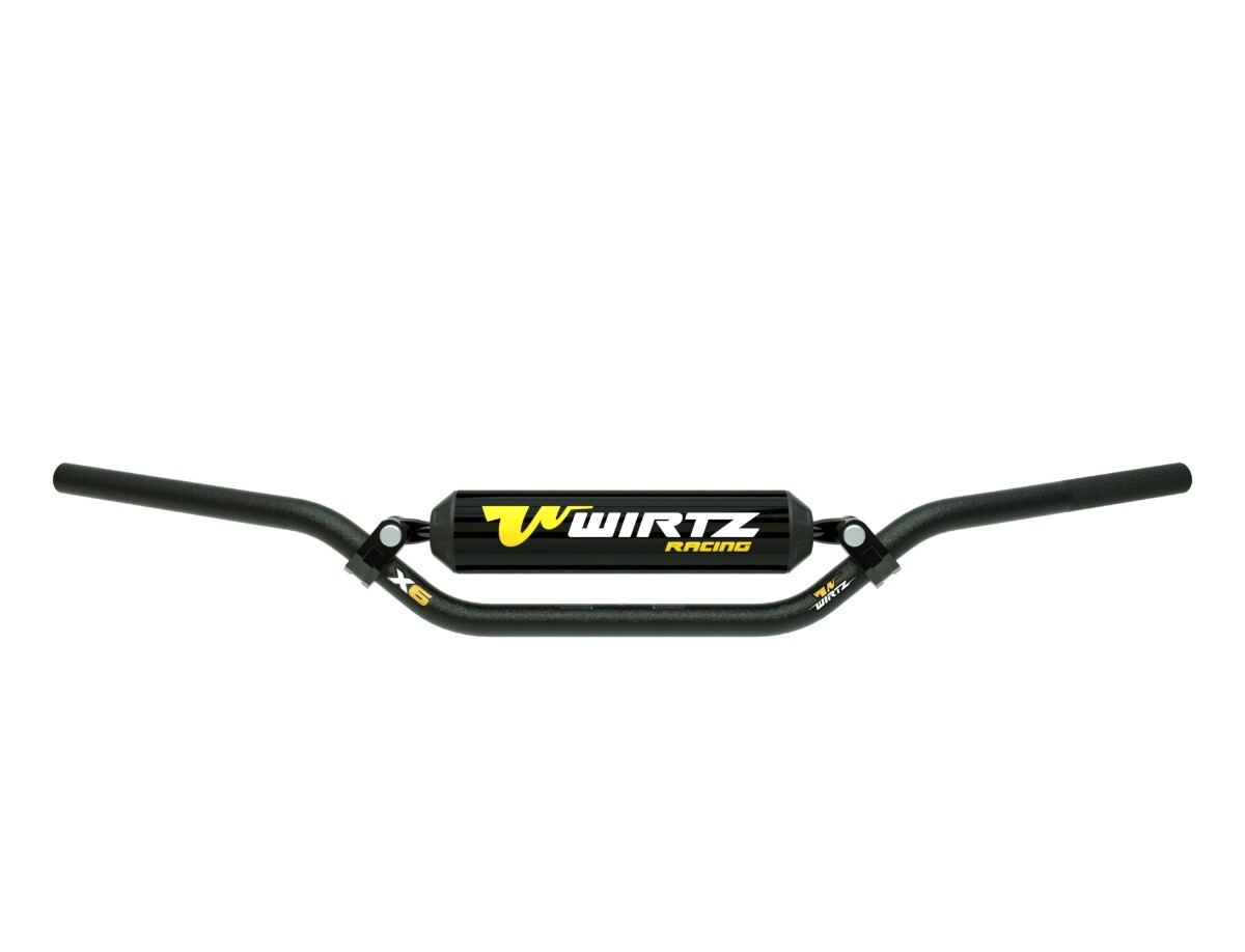 MANUBRIO X6 ALTO/HIGH 22.2MM NEGRO -WIRTZ-