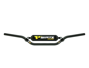 MANUBRIO X6 ALTO/HIGH 22.2MM NEGRO -WIRTZ-