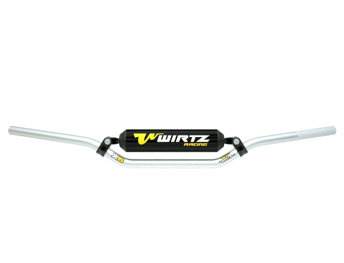 MANUBRIO X6 BAJO/LOW 22.2MM PLATA -WIRTZ-