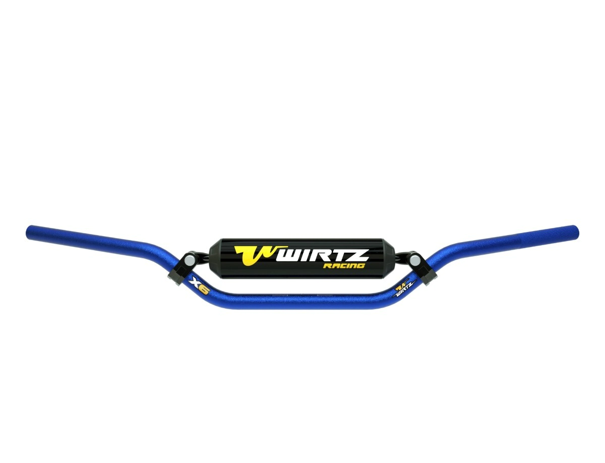 MANUBRIO X6 ALTO/HIGH 22.2MM AZUL -WIRTZ-
