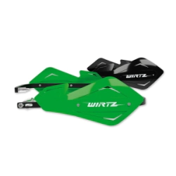 CUBREMANOS COMPLETO SHOCK METAL PLASTICO VERDE CON KIT -WIRTZ-