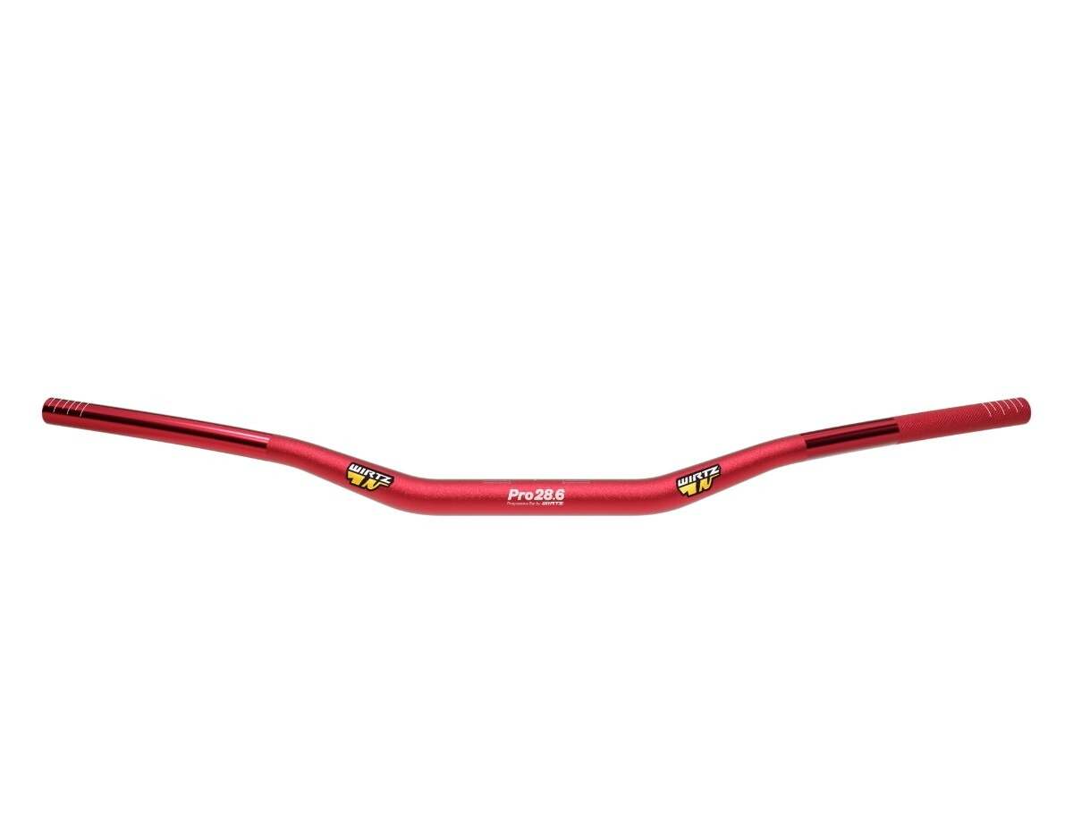 MANUBRIO NAKED WR5 BAJO/LOW 28.6MM ROJO -WIRTZ-