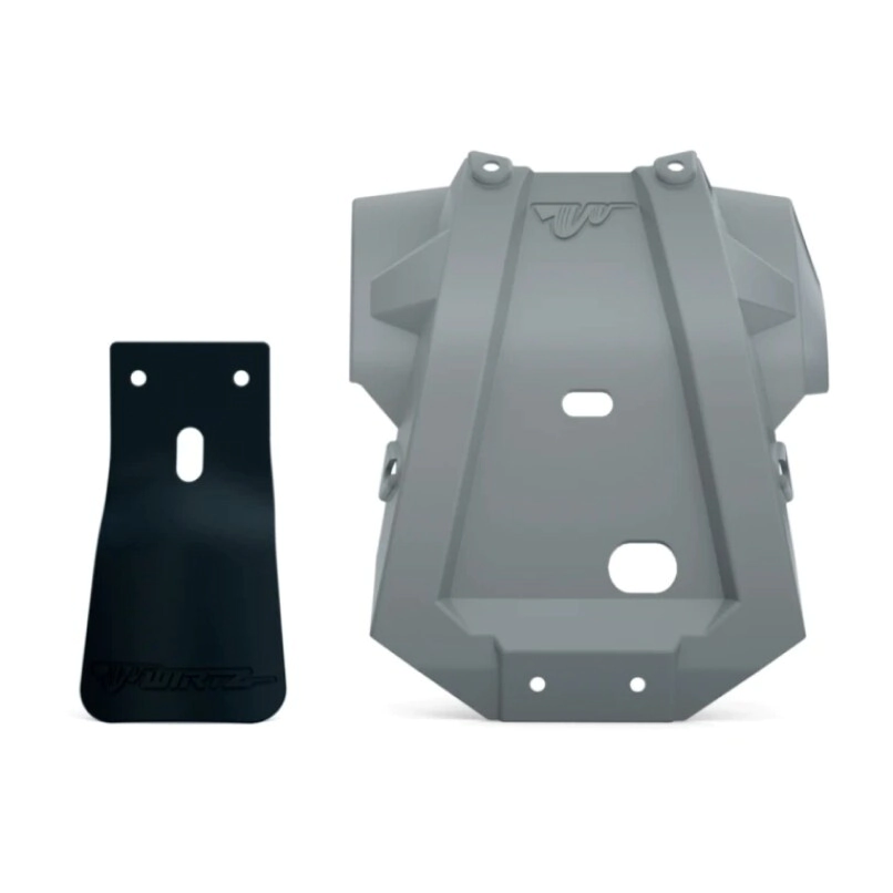 CUBRE CARTER Y BIELETA TORNADO XR250 GRIS -WIRTZ-