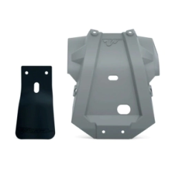 CUBRE CARTER Y BIELETA TORNADO XR250 GRIS -WIRTZ-