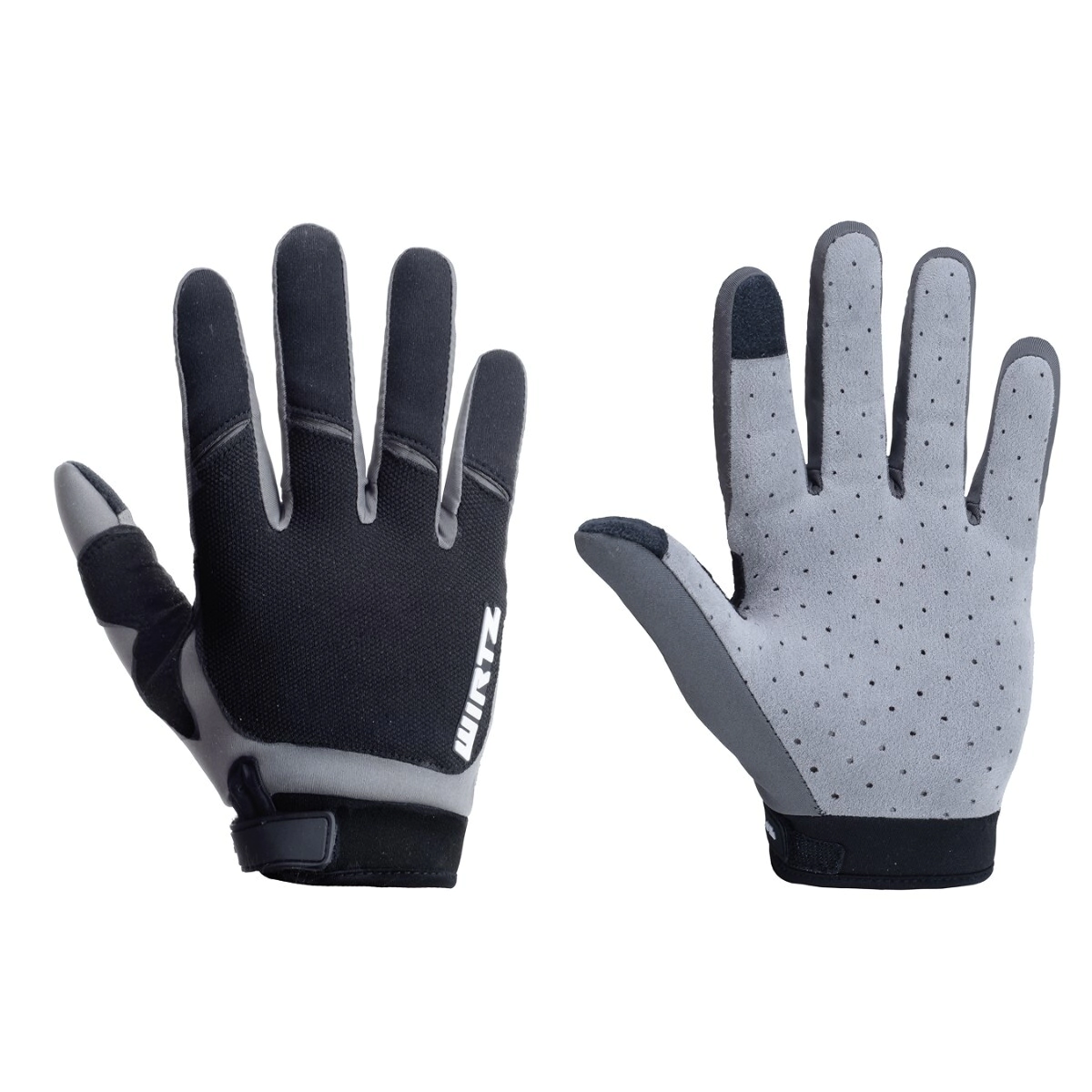 GUANTES ELEMENT NEGRO GRIS TALLE S -WIRTZ-