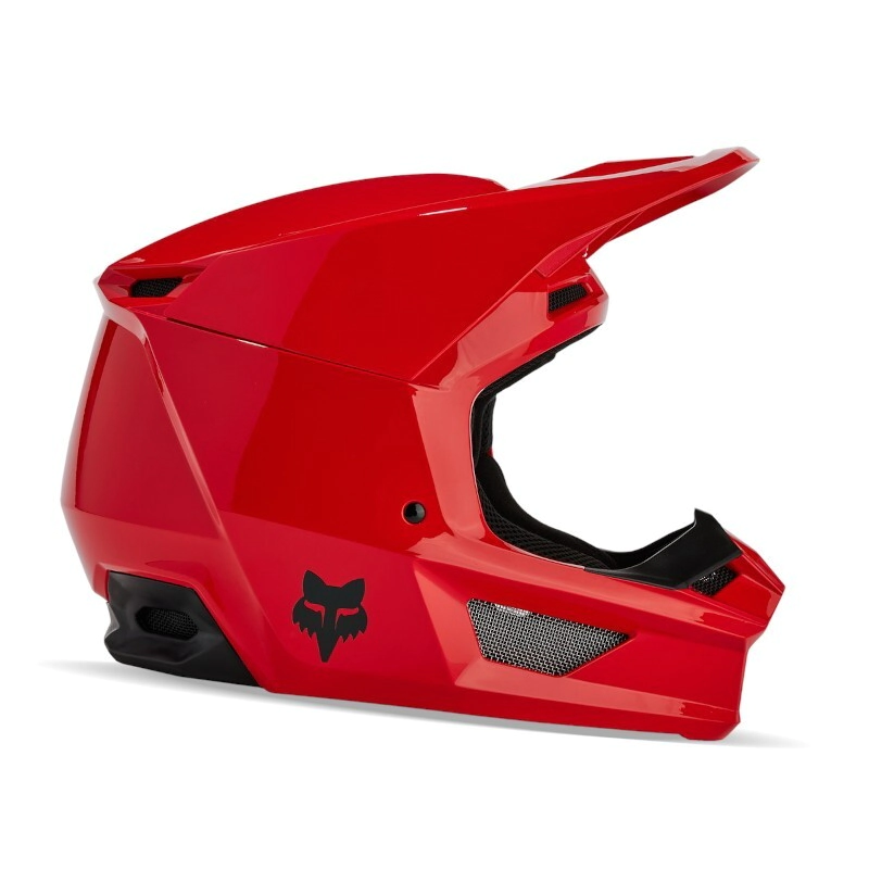 CASCO CROSS V CORE ROJO TALLE S -FOX-