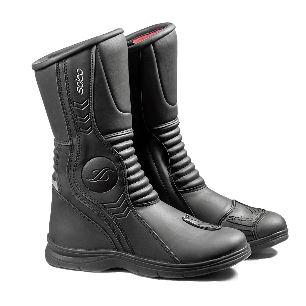 BOTAS TURISMO LARGAS DRIFT NEGRO TALLE 36 -SOLCO- 