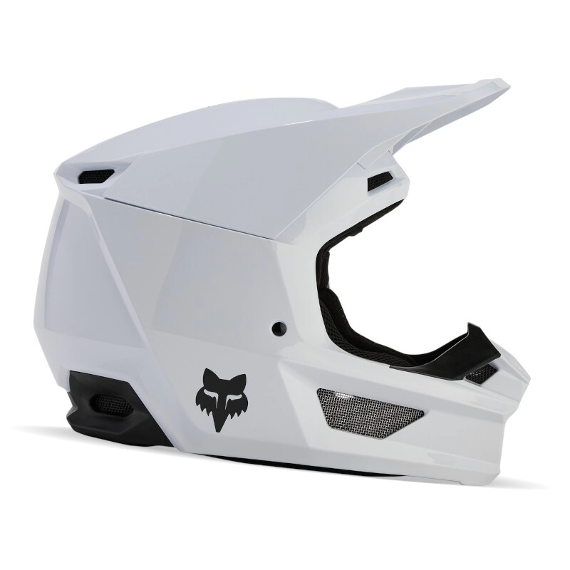 CASCO CROSS V CORE BLANCO TALLE S -FOX-