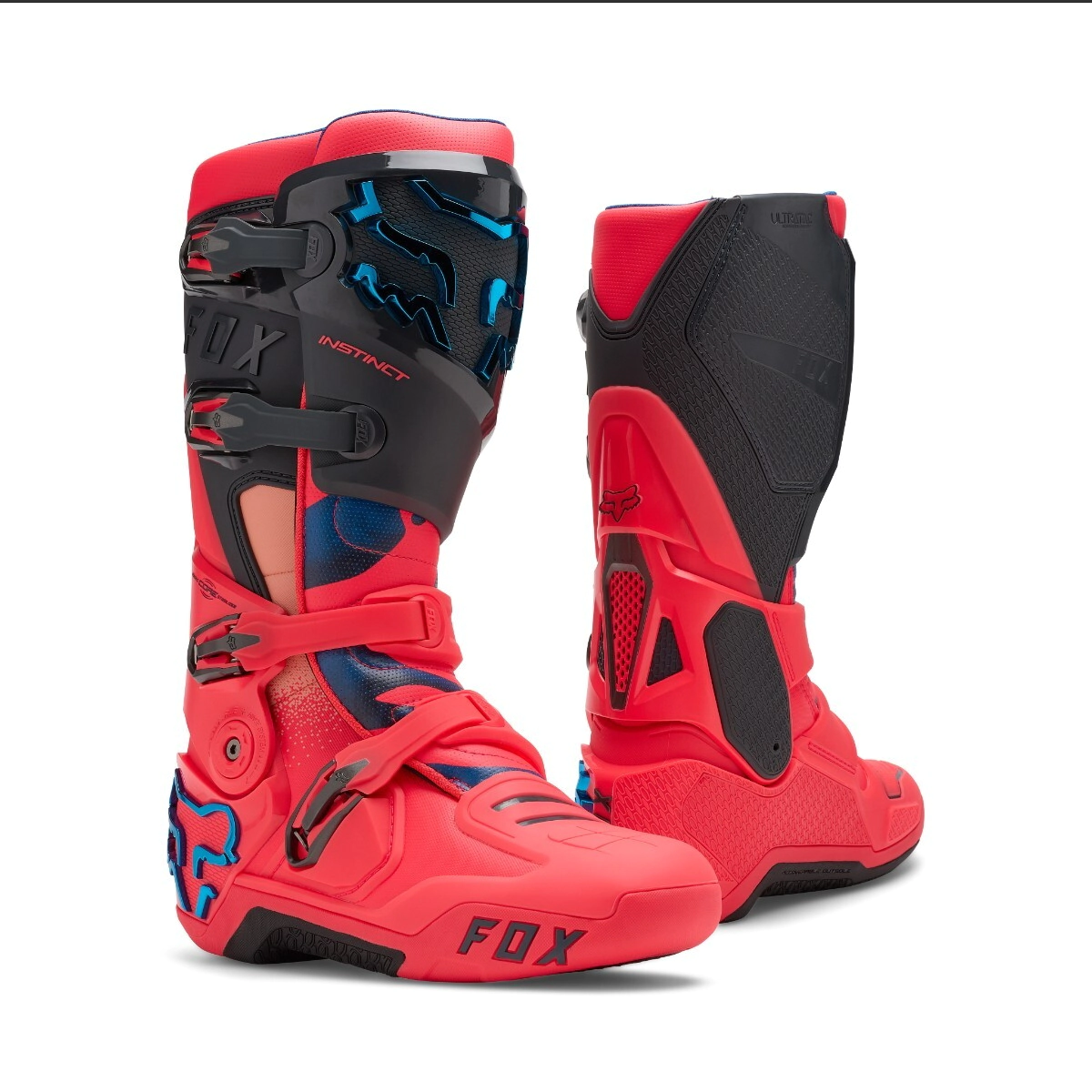 BOTAS CROSS INSTINCT VIS NEON ROSA TALLE 12 -FOX-