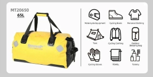 BOLSO TRASERO IMPERMEABLE 65L NEGRO -RHINOWALK-