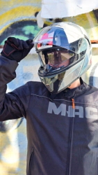 Casco MAC Rebatible FF166 Monarch Negro