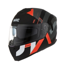 Casco MAC Rebatible FF166 Blaze Arkad Negro mate