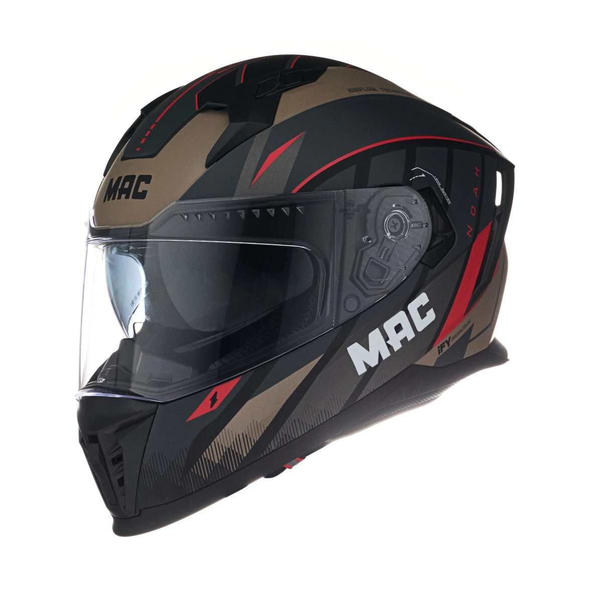 CASCO INTEGRAL FF069 FORCE NOAH BK/RD MT TALLE S -MAC-