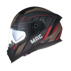 Casco MAC Integral FF069 Force Noah Negro mate