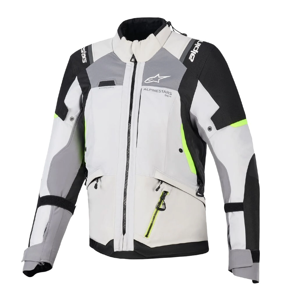 CAMPERA STELLA ANDES V4 DRYSTAR GRIS NEGRO TALLE S -ALPINESTARS-