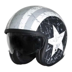 Casco Origine Integral Spirit Rebel Star Gris mate