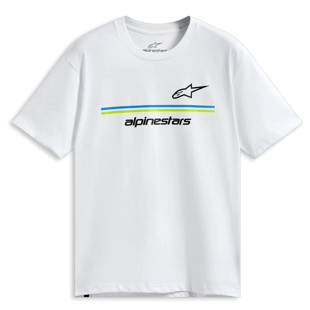 REMERA CASUAL LANES SS CSF TEE BLANCO TALLE M -ALPINESTARS-