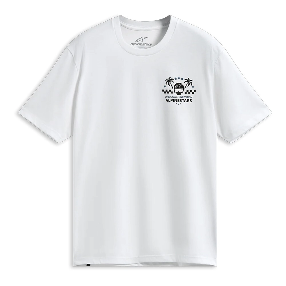REMERA CASUAL ORDER SS CSF TEE BLANCO TALLE M -ALPINESTARS-