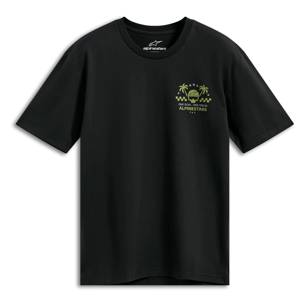 REMERA CASUAL ORDER SS CSF TEE NEGRO TALLE M -ALPINESTARS-