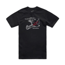 Remera Alpinestars Casual MX Helmet CSF Negro