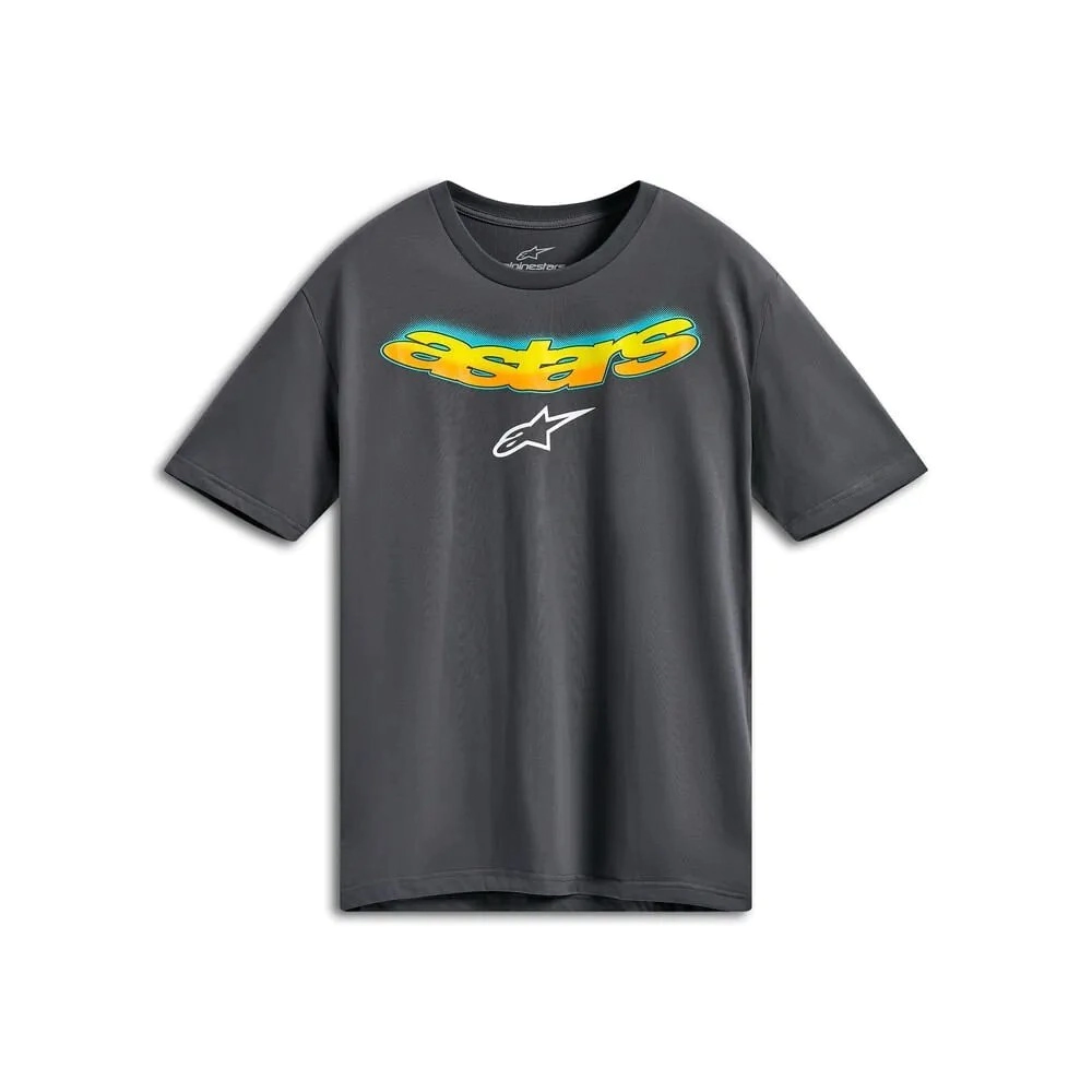 REMERA CASUAL ELLIPSOID SS CSF TEE AZUL MELANGE TALLE M -ALPINESTARS-