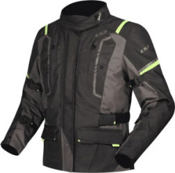 Campera LS2 Narvik Gris Negro Amar Dama Gris