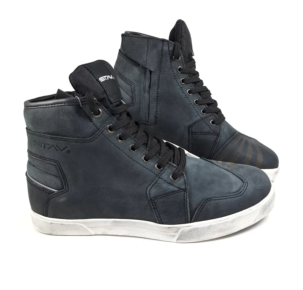 BOTAS CUERO CUERO COMMUTER GRIS ANTHRACITE TALLE 42 -STAV-