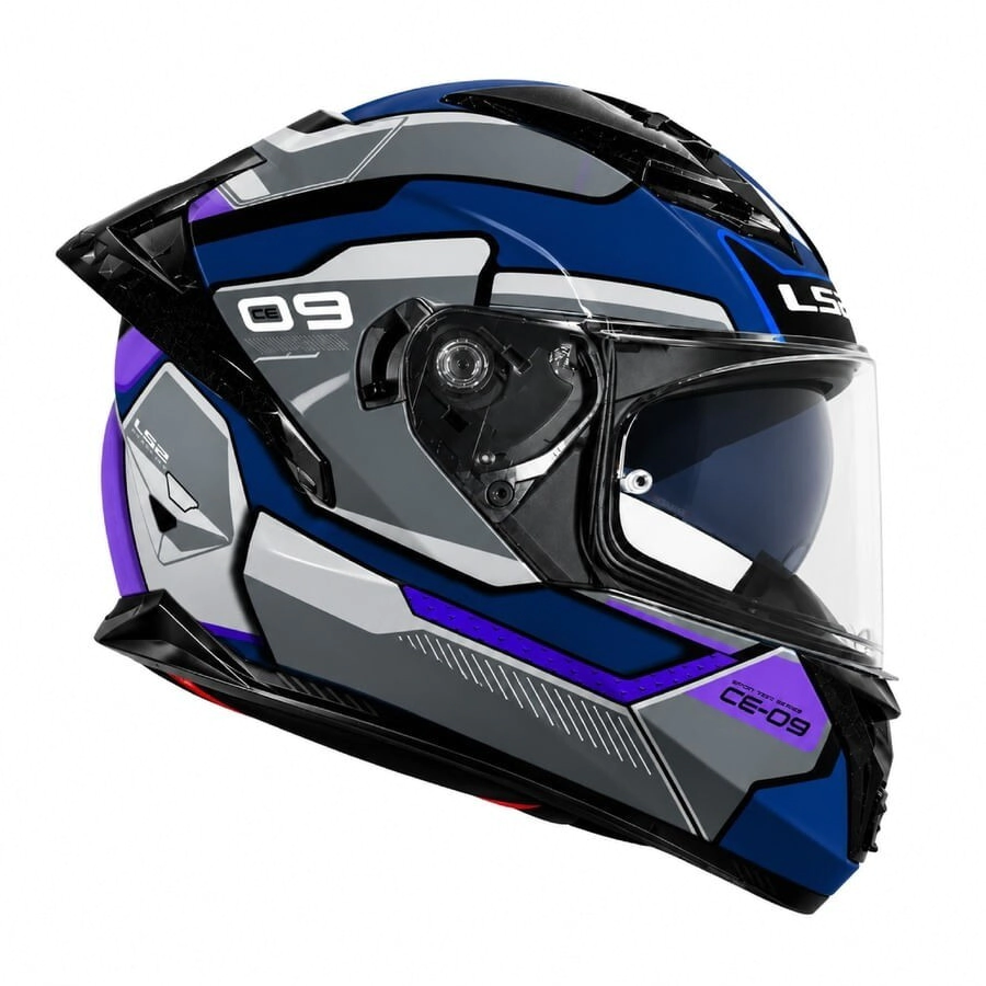 CASCO INTEGRAL FF806 FUSION CE-09 NAVY AZUL GRIS TALLE 2XL -LS2 -