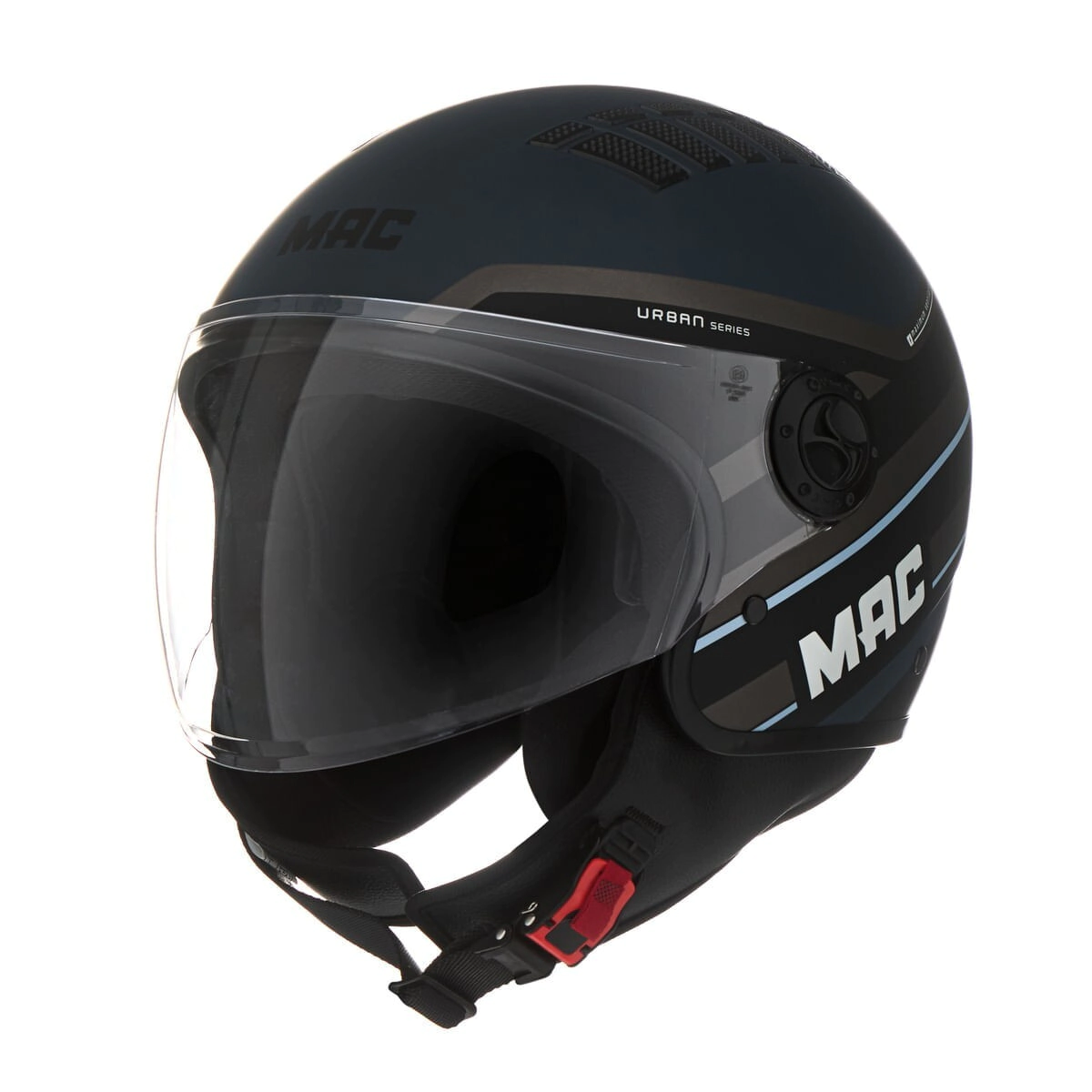 CASCO ABIERTO OF230 ADDAX SASH NEGRO AZUL MT M TALLE L -MAC-
