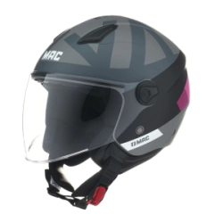 Casco MAC Abierto Beat Nova Gris mate