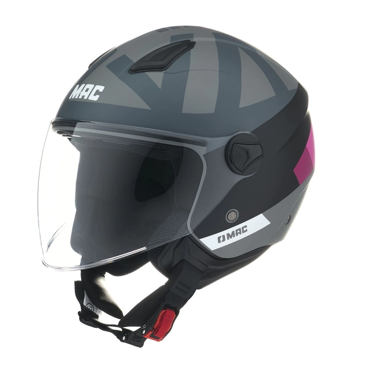 CASCO ABIERTO BEAT NOVA GY/BK/PK MT TALLE L -MAC-