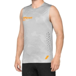 Remera 100% Casual Musculosa R-Core Concept Gris