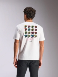 Remera Alpinestars Casual Pop Helmet SS CSF Tee Blanco