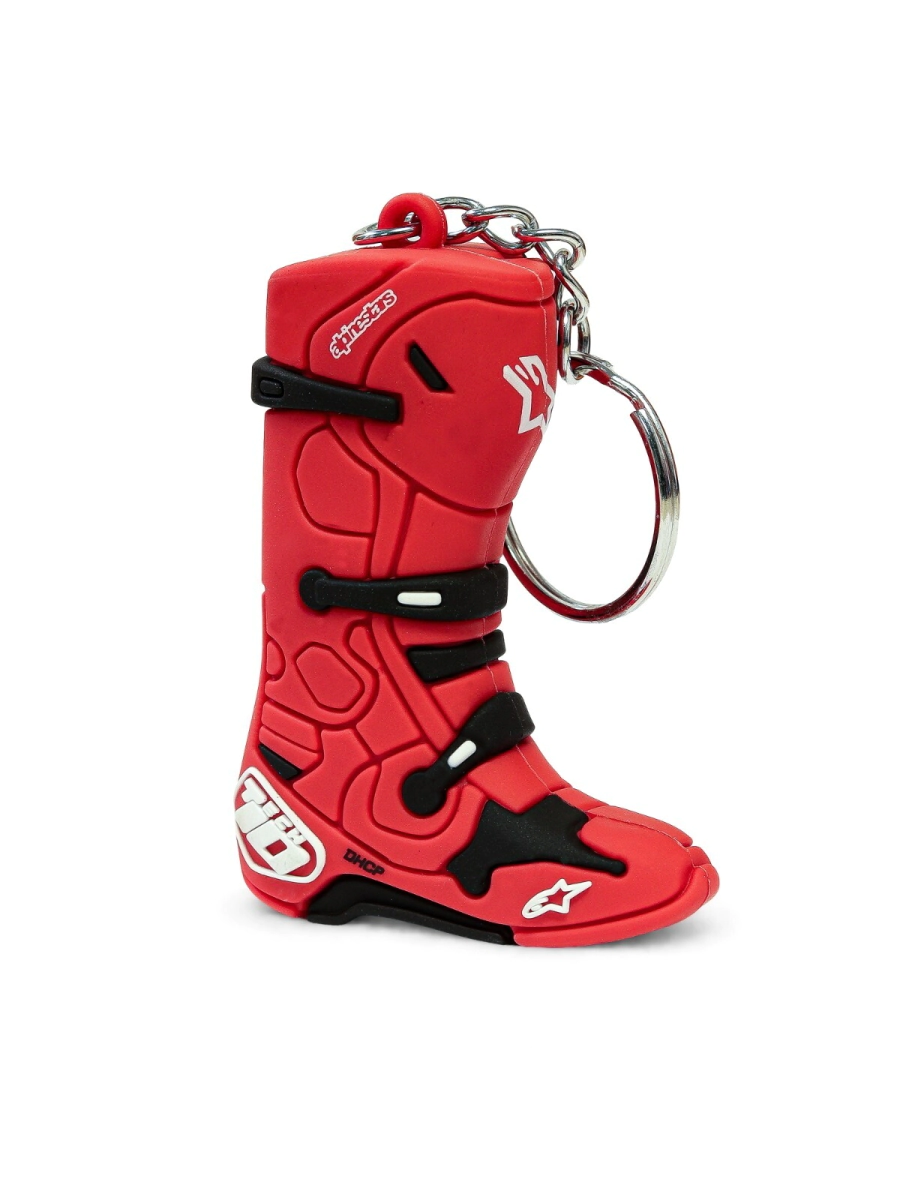 LLAVERO BOTA NEW TECH 10 ROJO KEYFOB -ALPINESTARS-