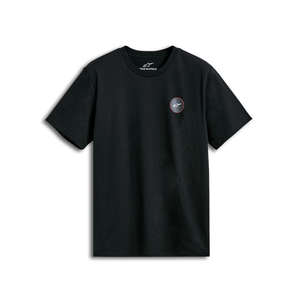 REMERA CASUAL DOT CARBON SS CSF TEE NEGRO TALLE M -ALPINESTARS-