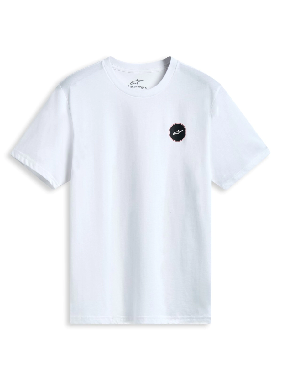 REMERA CASUAL DOT CARBON SS CSF TEE BLANCO TALLE M -ALPINESTARS-