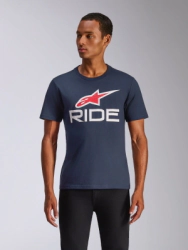 Remera Alpinestars Casual Ride 4.0 CSF Tee Azul marino