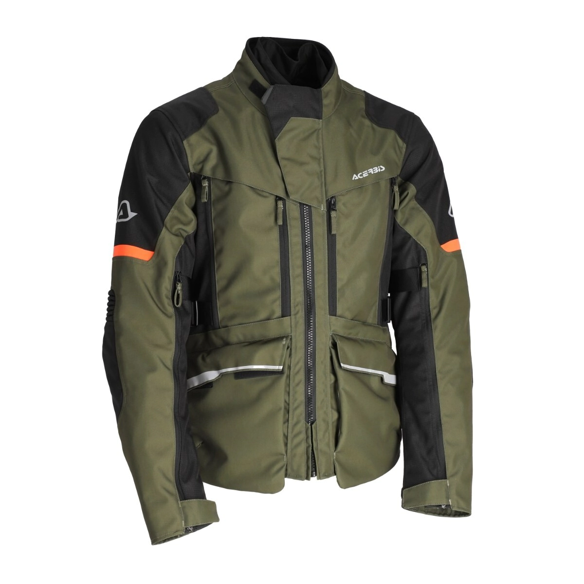 CAMPERA CE X-ROVER VERDE NARANJA TALLE M -ACERBIS-