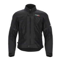 CAMPERA CE ON ROAD RUBY MAN NEGRO TALLE S -ACERBIS-