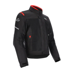 Campera Acerbis CE On Road Ruby Hombre Negro/Rojo