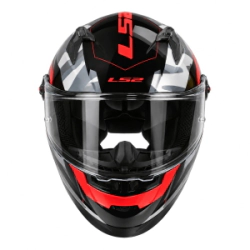 Casco LS2 Integral FF816 Cosmos Tank Camo Negro/Rojo brillo