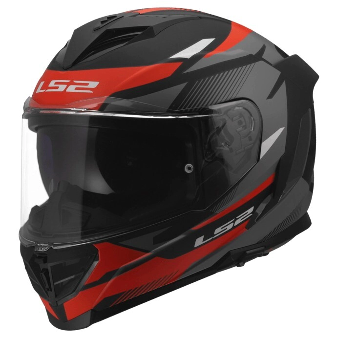 CASCO INTEGRAL F818 STORM III KOMAI BK/RD MT TALLE S -LS2 -