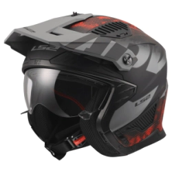 Casco LS2 Abierto OF606 Drifter Gas Gris mate