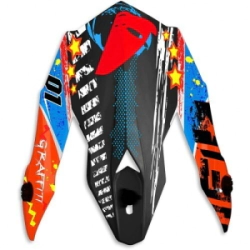 UFO Plast Visera Casco Moto Onyx Graffiti He118