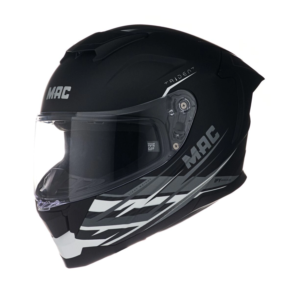CASCO INTEGRAL FF956 OZONO TRIDENT BK/WH MT TALLE M -MAC-